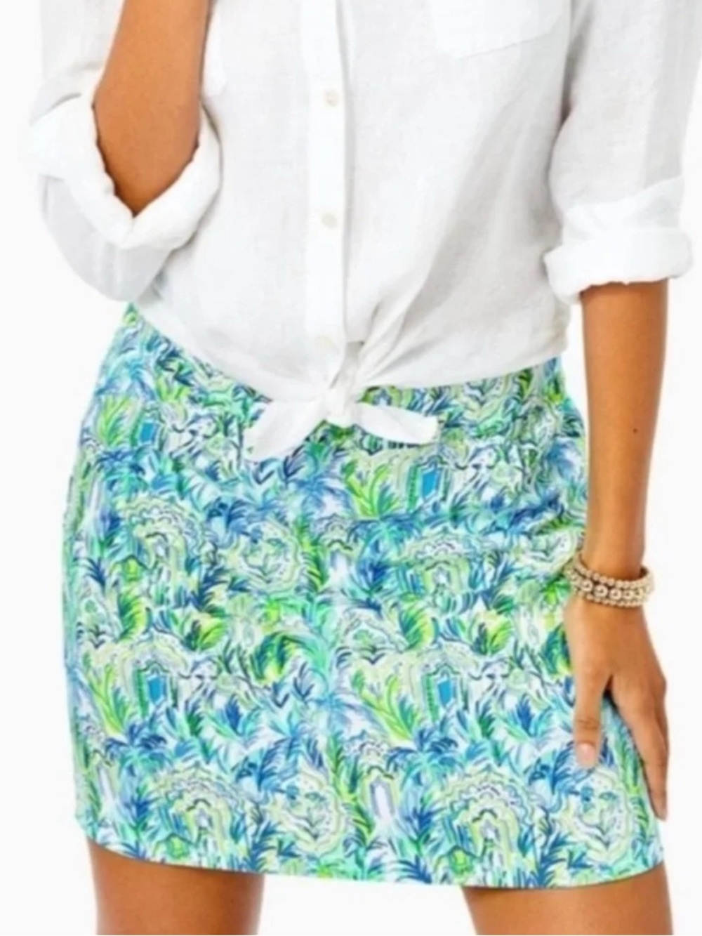 Lilly Pulitzer Jonas Skort Sz 8 Vibrant and Colorful EUC - Picture 2 of 9